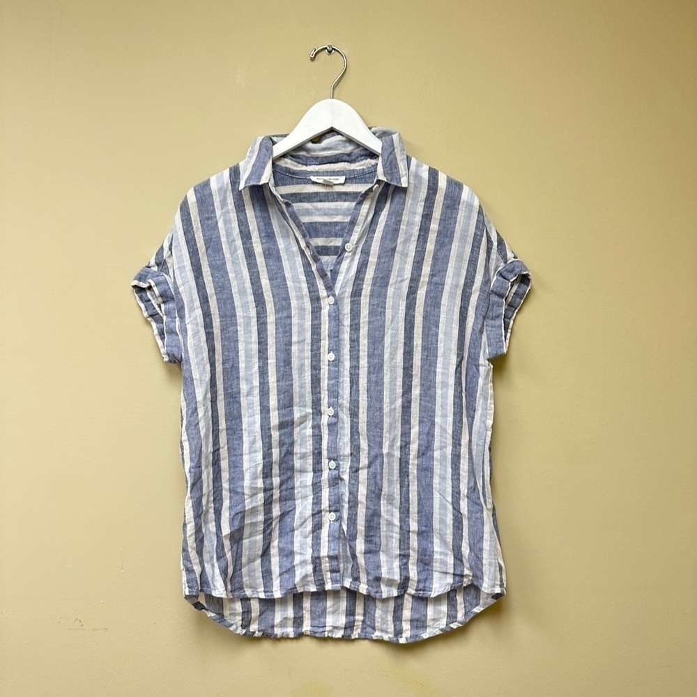 beachlunchlounge linen blend vacation top